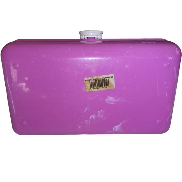 Caboodle Pink Marbled Makeup Case with Mirror Travel Case - Picture 6 of 13